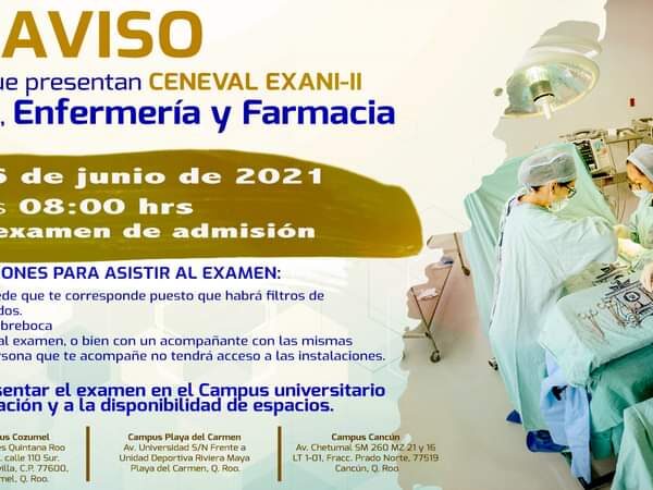 Posponen examen de admisión en la Uqroo.