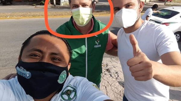 Ofrece Rodrigo Alcázar a taxistas de Cancún dádivas a cambio de voto para el PVEM (UDIO).