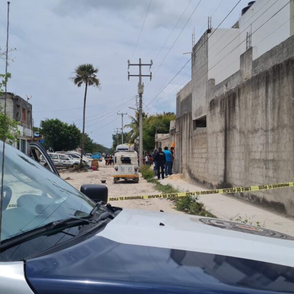 Balean a un mototaxista cerca de 'El Torito' de Cancún (VIDEO).