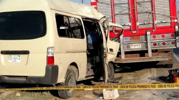 Terrible choque deja un muerto en la carretera Mérida-Valladolid