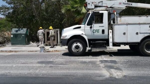 Hoy domingo habrá apagones en fraccionamientos de Playa del Carmen.