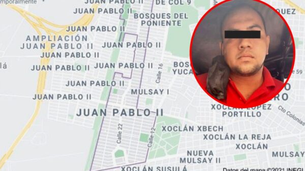 Por acosar a una joven de 17 años; sujeto es detenido en la colonia Juan Pablo II, Mérida
