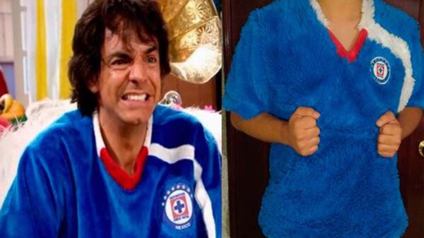 La euforia por el hecho de que Cruz Azul llegará a la gran final provocó la venta de toda clase de artículos, hasta la camisa de Ludovico P Luche