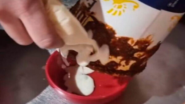 Si pensaba que ya lo habías visto todo chécate es combinación que la está rompiendo, cerveza, mole y flautas, si llegó la michemolada