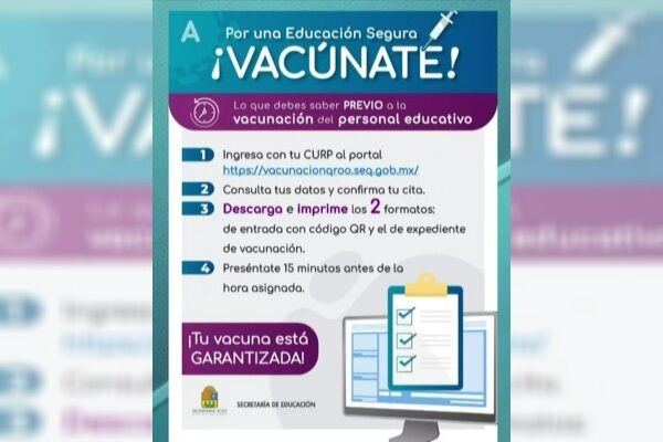 Habilita la SEQ página para que maestros confirmen su vacunación contra Covid-19.