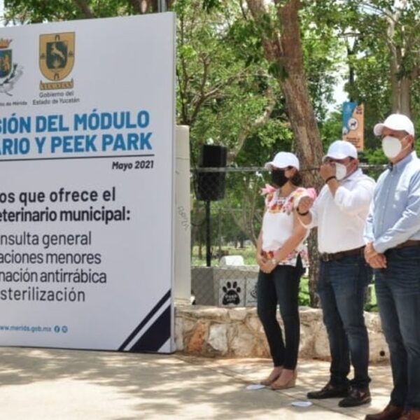Inauguran módulo veterinario municipal en Mérida