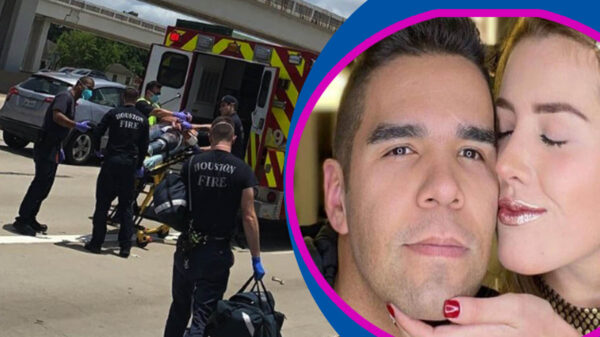 Emir Pabón y su esposa embaraza sufren terrible accidente automovilístico