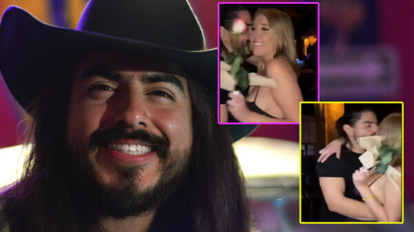 Captan a Rey Grupero dándole cariño a su nueva conquista