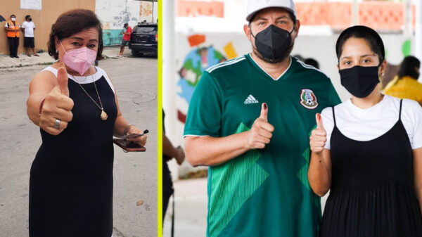 Votan todos los candidatos a la alcaldía de Cozumel