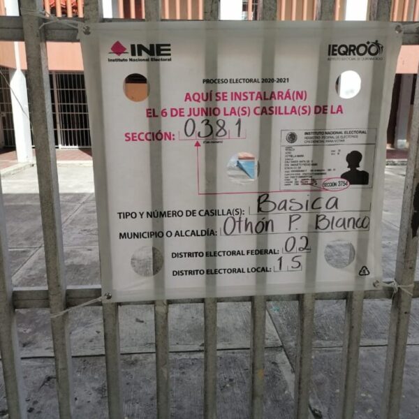 Reportan falta de coordinación en casilla de la colonia Centro