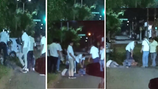 Causa indignación salvaje golpiza de taxistas de Chetumal a dos sujetos.