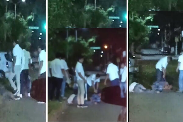 Causa indignación salvaje golpiza de taxistas de Chetumal a dos sujetos.