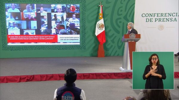 AMLO exhibe video de Aguilar Camín en donde lo insulta