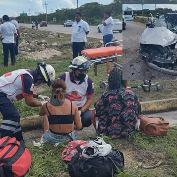 Brutal accidente vial deja un muerto en carretera Tulum-Playa