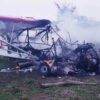 Un muerto y un herido tras desplomarse aeronave en Veracruz