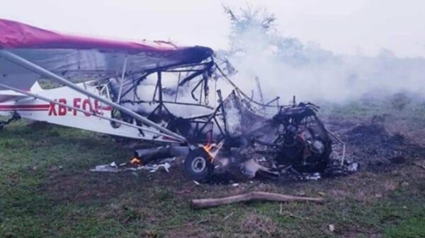 Un muerto y un herido tras desplomarse aeronave en Veracruz