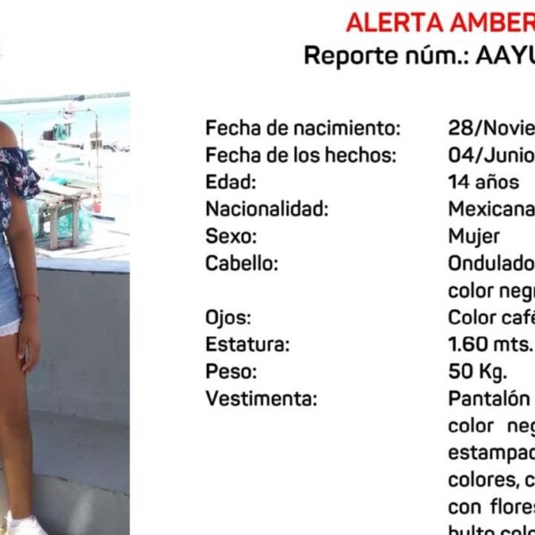 Activan Alerta Amber para localizar a menor de 14 años desaparecida en Tizimín