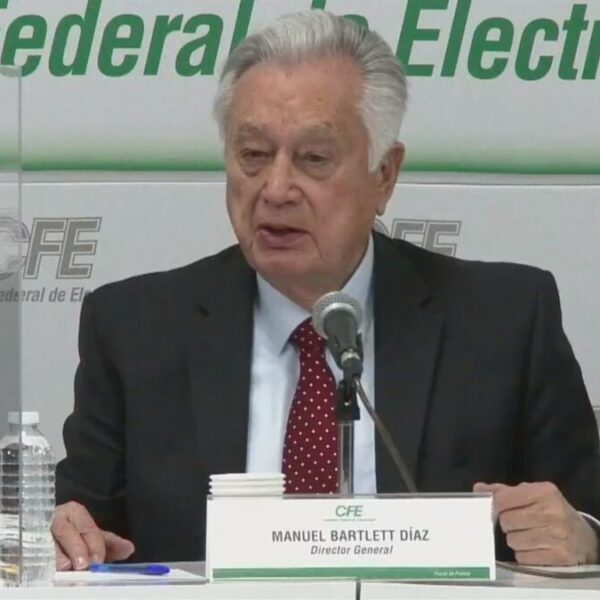 Niega Bartlett ser indagado en EU; “una falacia y un refrito”