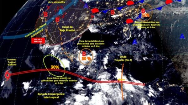 Pronóstico del clima para hoy lunes 14 de junio en Quintana Roo.