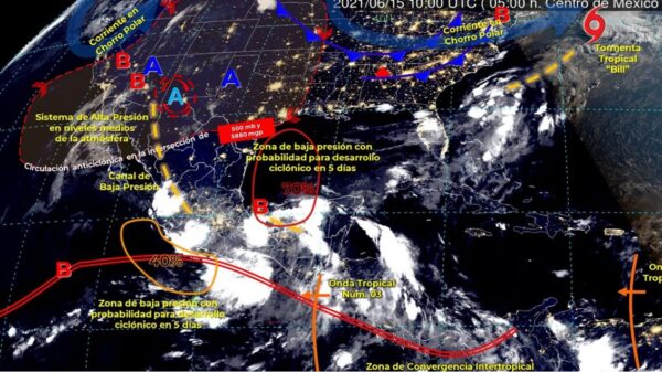 Clima: Posibilidad de lluvias aisladas para hoy en Quintana Roo.