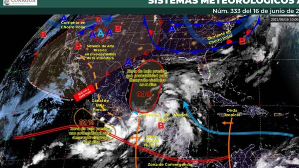 #Clima: Continuarán las lluvias intensas en Quintana Roo.