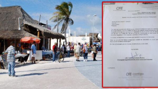 ATENCIÓN: Dejará la CFE sin luz por 4 días a Mahahual e Xcalak.