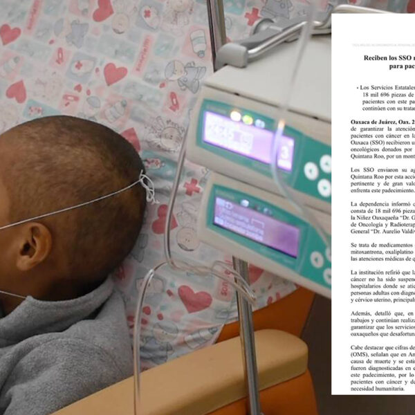 Sorprende donación de oncológicos de Sesa Quintana Roo a Oaxaca