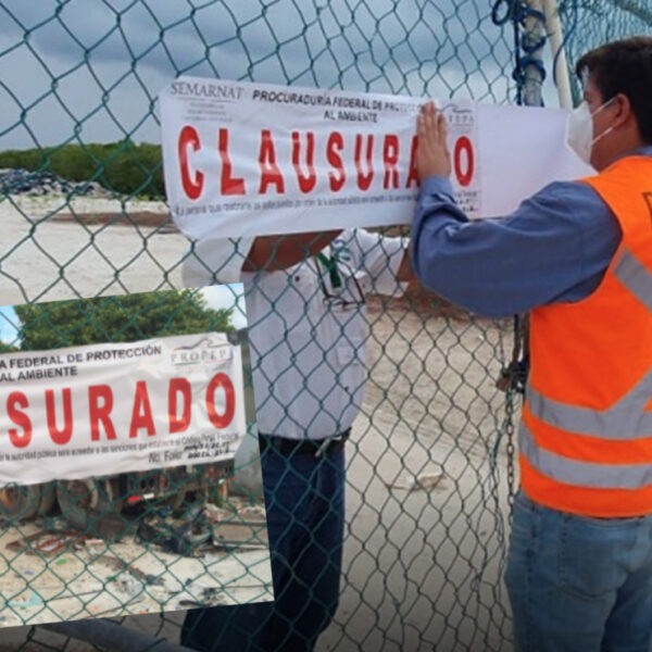 Tras revisión de Semar, clausura Profepa "basurero" de Holbox