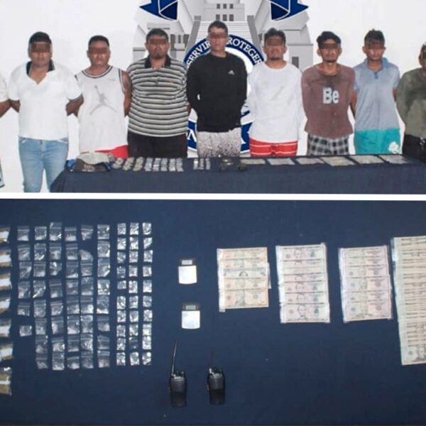 Detiene la Policía Quintana Roo a 12 personas con droga y vehículos