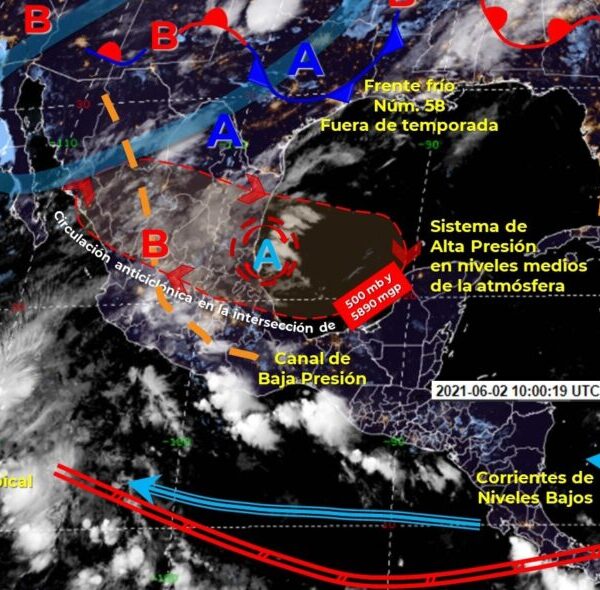 Pronóstico del clima para hoy miércoles 2 de junio en Quintana Roo.