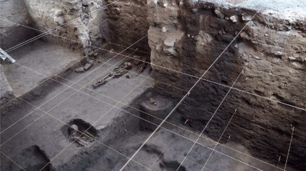 Descubren en Xochimilco 17 entierros prehispánicos.
