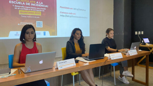 Convocan a participar en Escuela de Incidencia Anticorrupción de Quintana Roo
