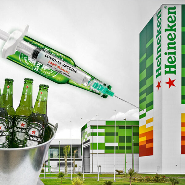 Cubetazos de vacunas covid?, Heineken vacunará contra el virus
