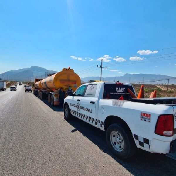 Golpe al huachicol; detienen a uno con 64 mil litros en Coahuila