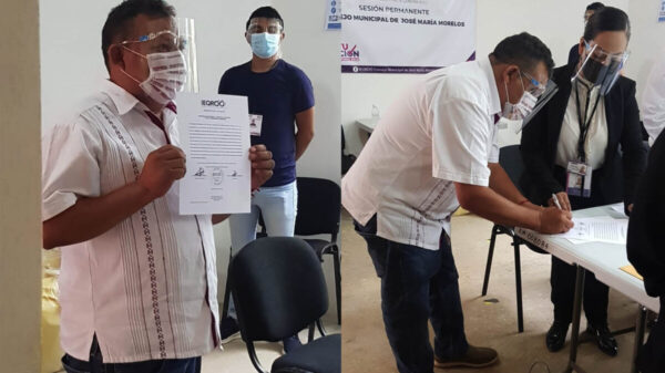 José María Morelos tiene presidente electo; recibe constancia de mayoría Erik Borges de Morena