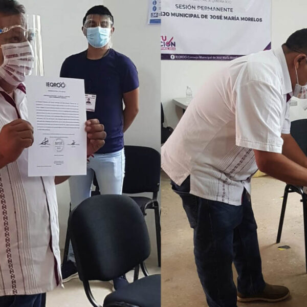 José María Morelos tiene presidente electo; recibe constancia de mayoría Erik Borges de Morena