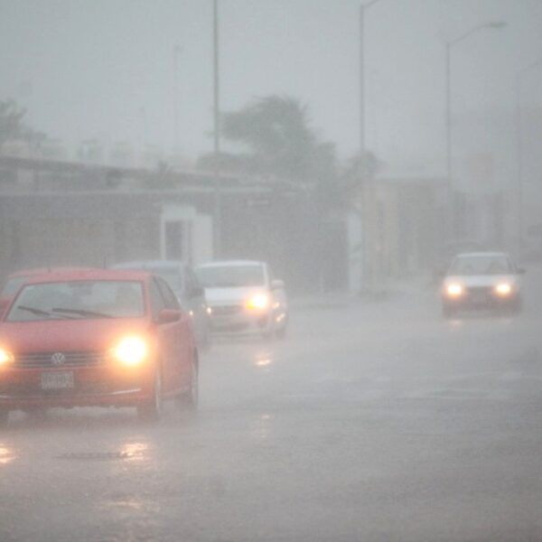 Llegan fuertes lluvias a Yucatán que permanecerán hasta el miércoles ¡No bajes la guardia!