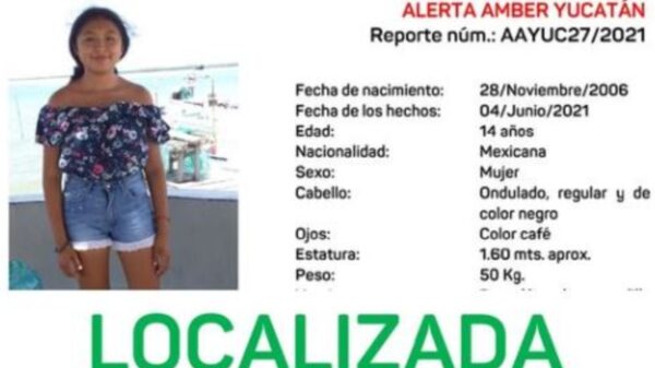 Menor de 14 años extraviada en Tizimín, es encontrada en Quintana Roo