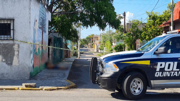 Hallan a sujeto sin vida en la Supermanzana 90 de Cancún (VIDEO).