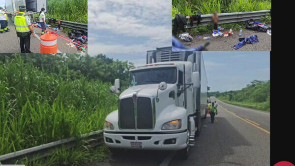 Un muerto y un menor de edad entre los 100 migrantes abandonados en Veracruz