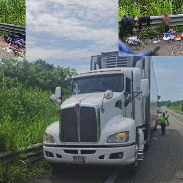 Un muerto y un menor de edad entre los 100 migrantes abandonados en Veracruz