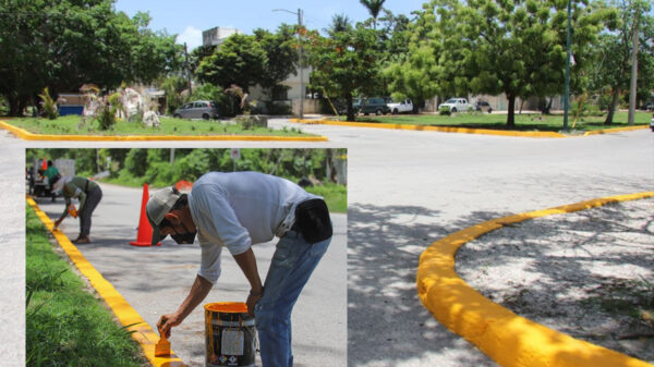 Remozan infraestructura vial en cabecera municipal de Puerto Morelos