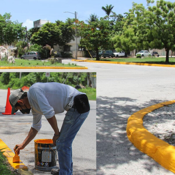 Remozan infraestructura vial en cabecera municipal de Puerto Morelos