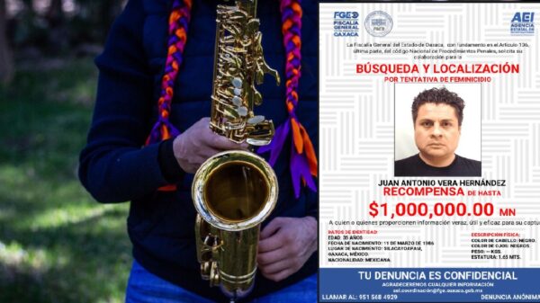 Ofrecen un millón de pesos por agresor con ácido de saxofonista