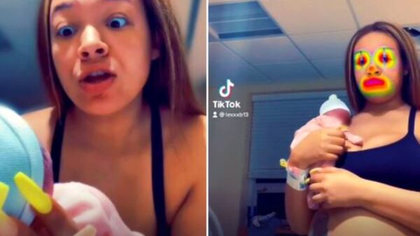 Mujer es tundida en redes al subir videos a TikTok con su bebé que presuntamente nació muerta