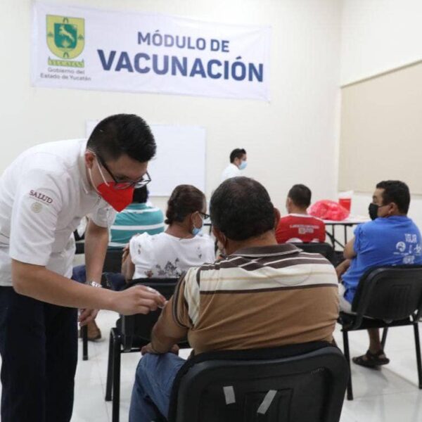 Este martes, personas de 50 a 59 años de Mérida recibirán 2da dosis contra el covid