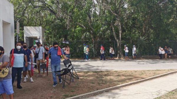 Más de 18 mil dosis de vacuna anticovid se aplicaron ayer en Cancún.