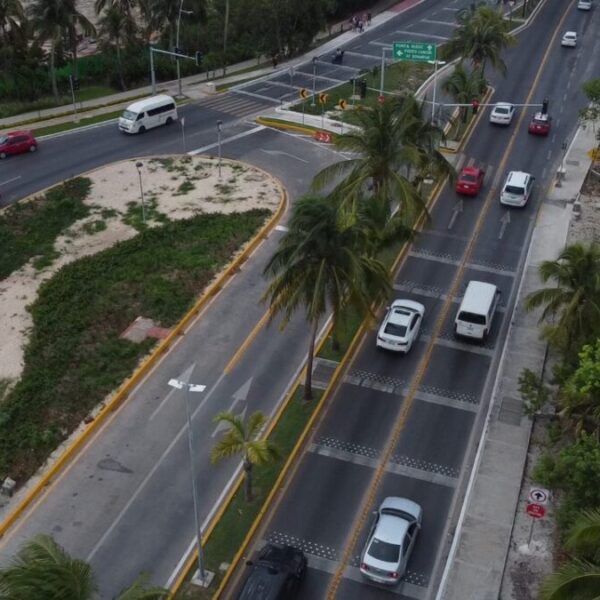 Anuncia Fonatur que iniciará la repavimentación del Bulevar Kukulcán.