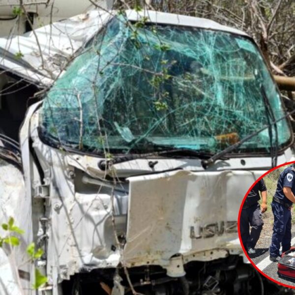 Terrible accidente en la carretera federal Kinchil-Celestún deja un lesionado