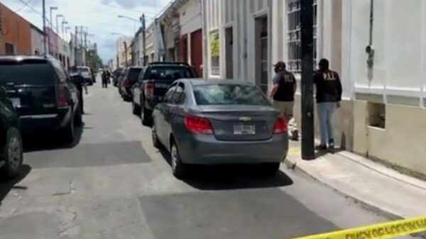 Se registra fuerte movilización policiaca en el Centro de Mérida por presunto asesinato